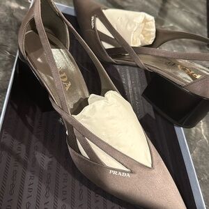 Prada shoes, color gray. Size 9B -39. Brand new.